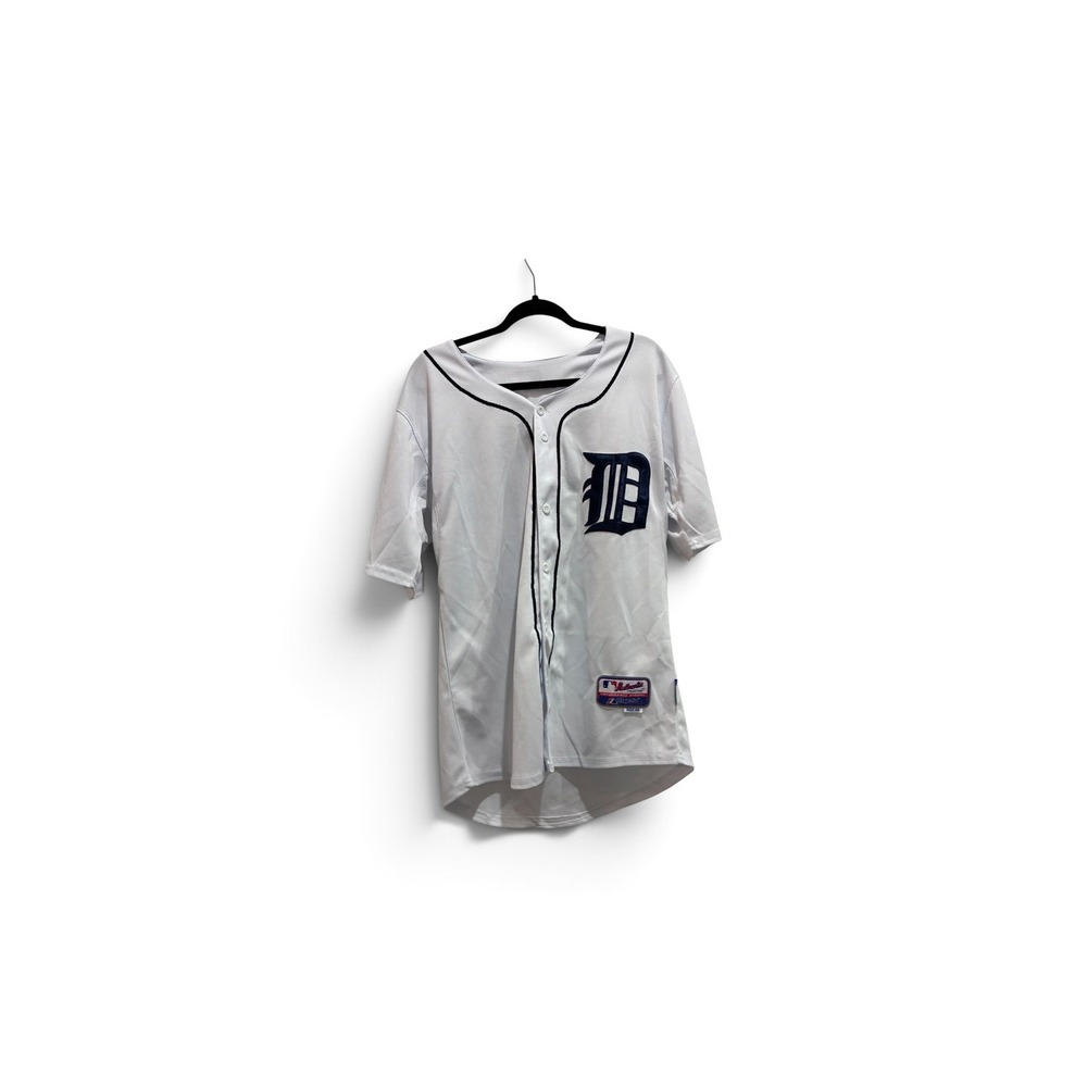VTG Majestic Detroit Tigers Justin Verlander 35 Authentic Flex Base Jersey 50 XL